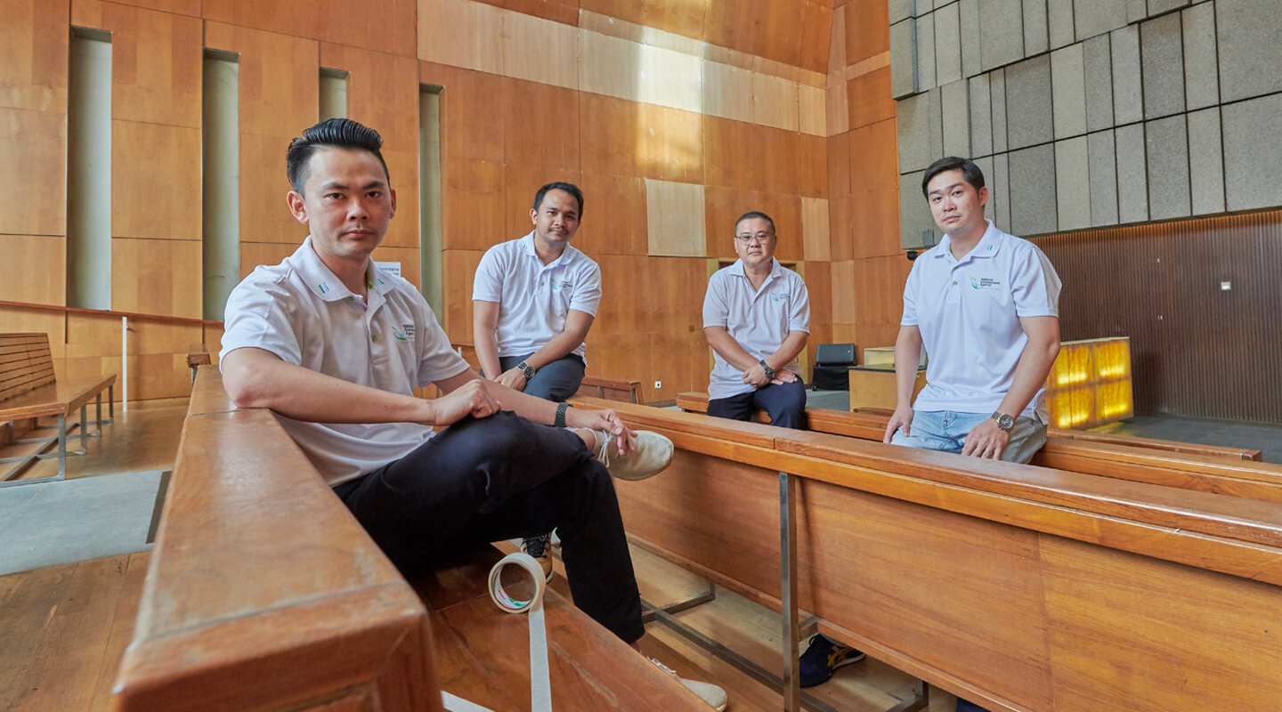 National Environment Agency officers At The Mandai Crematorium 