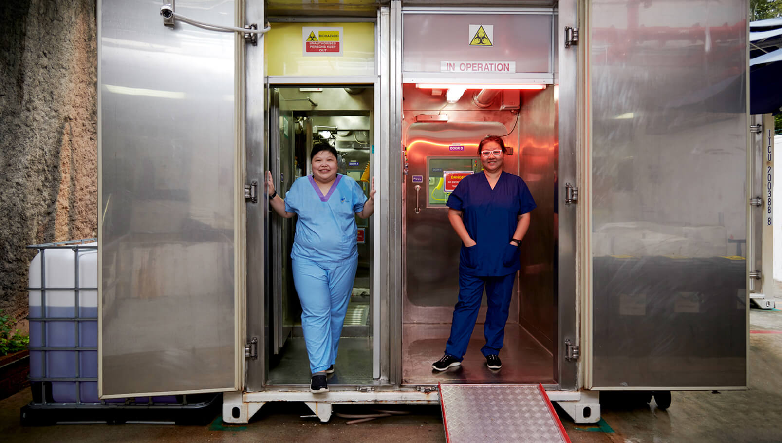 First and only Mobile Containerised BSL-4 Autopsy Suite in the world