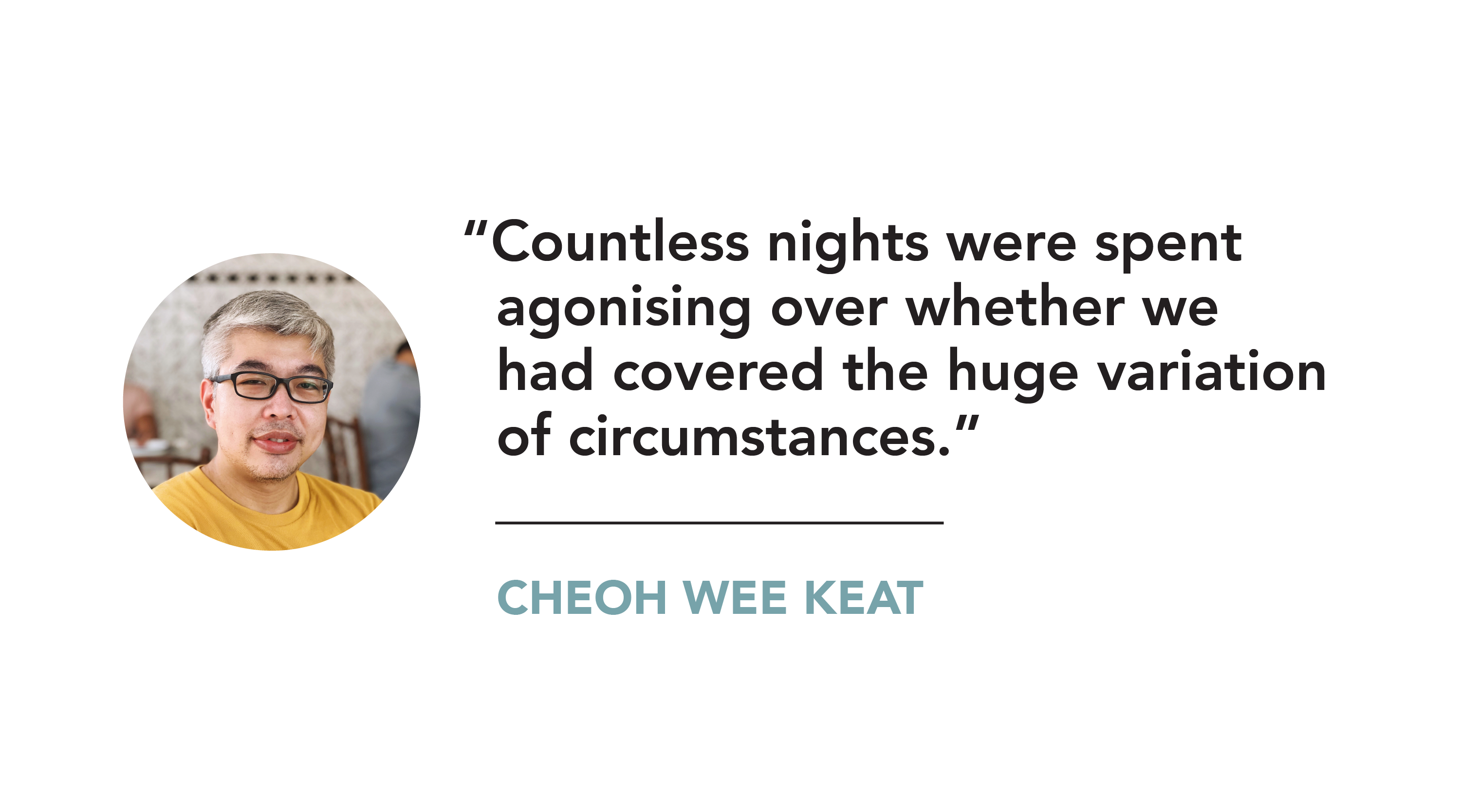 Cheoh Wee Keat on having a framework that would “intervene specifically and substantively” in the area of rental obligations.