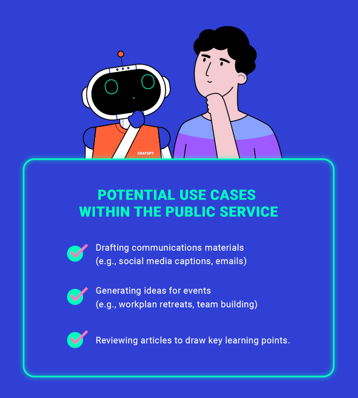 Potential use cases within the public service