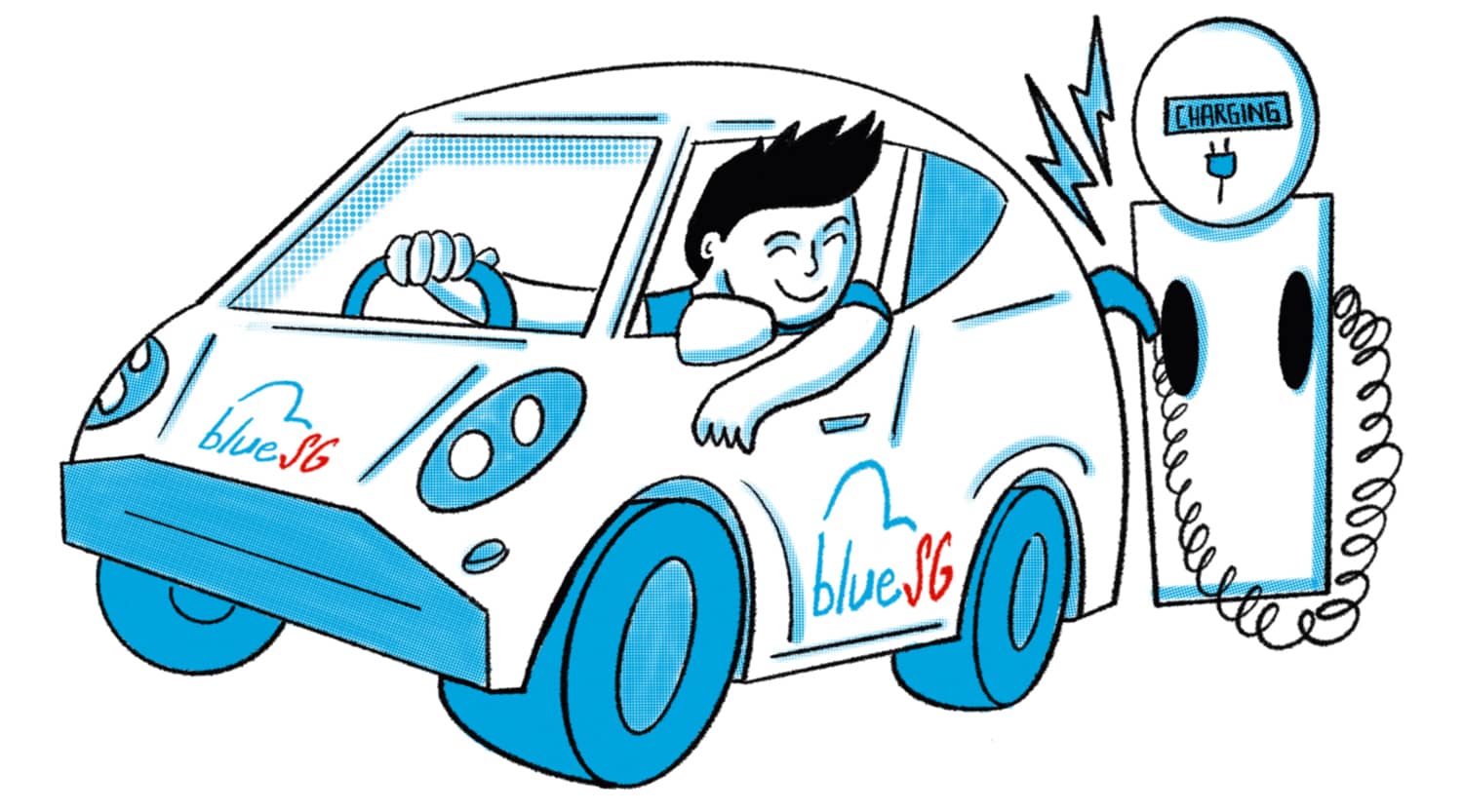BlueSG champions sustainable transport by reducing  reliance on owning a car.