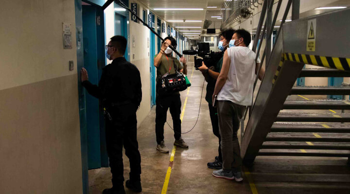 Filming inside of Maximum Security