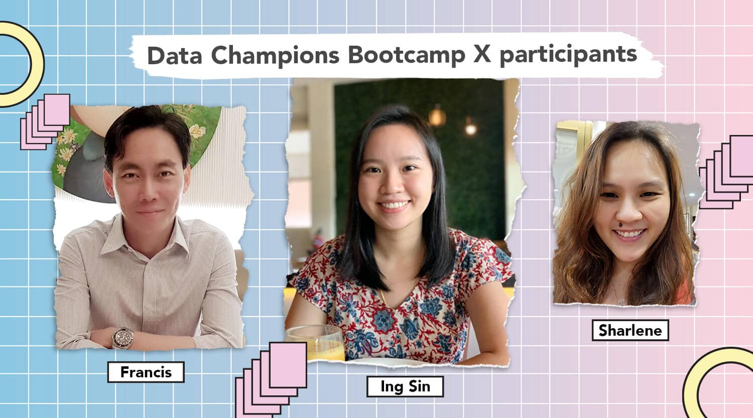 Data Champions Bootcamp X participants have a range of past experience with IT and data skills.