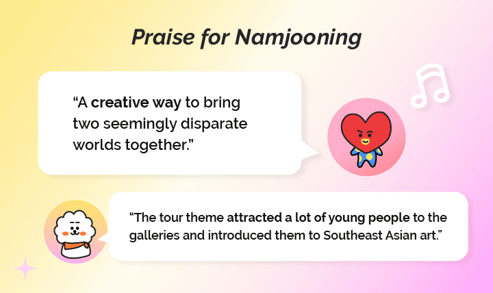 Feedback for the National Gallery Singapore’s Namjooning trail