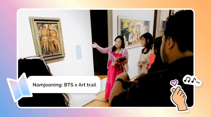 For the Namjooning: BTS x Art trail (and playlist), Michelle chose artworks within the UOB Southeast Asian Gallery, which offered a range of complex themes, while keeping the walking route practical.