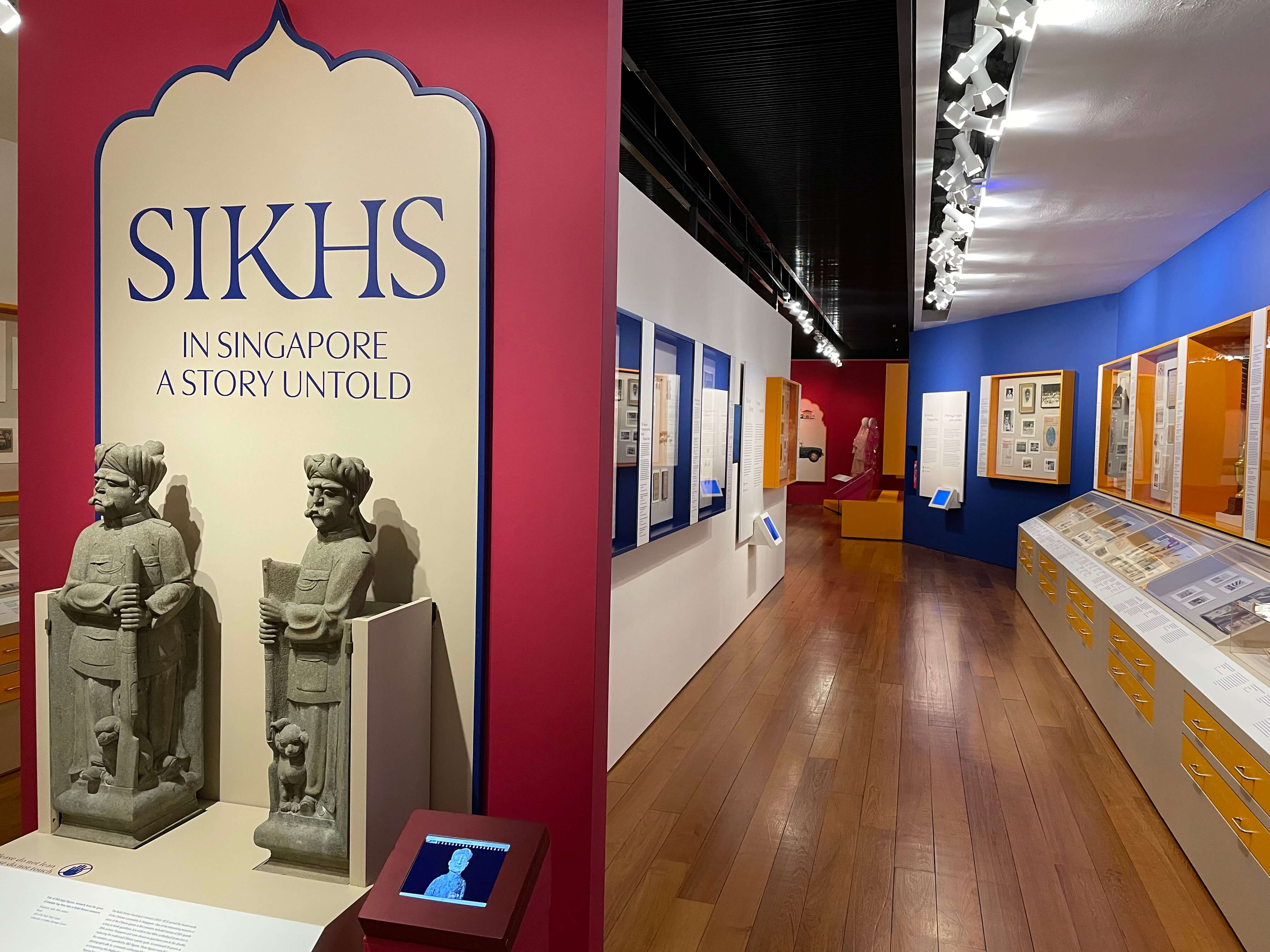 Exhibition on the Sikh community at the Indian Heritage Centre.