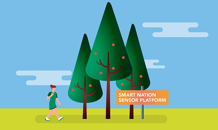 An array of sensors and Internet of Things-enabled devices to monitor everything from traffic to water quality to the speed of personal mobility devices on paths. Environmental sensors on smart lamp posts