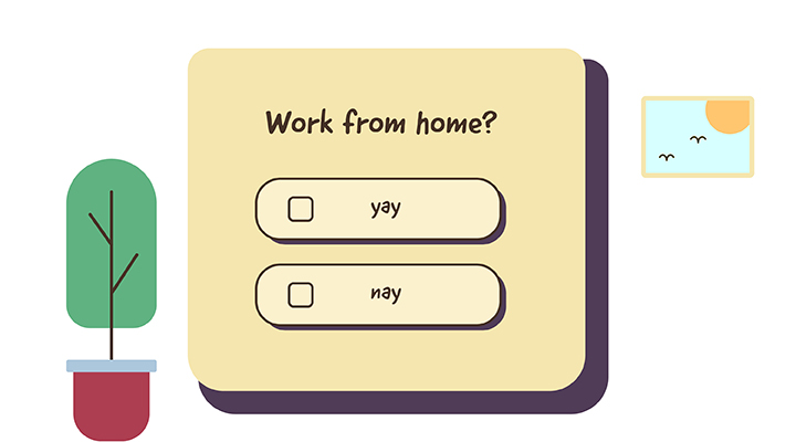Do you prefer working from home or an office?