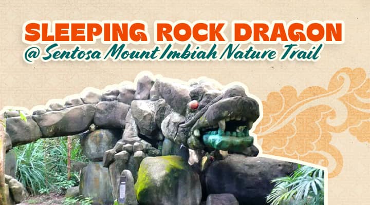 Sleeping Rock Dragon @ Sentosa Mount Imbiah Nature Trail