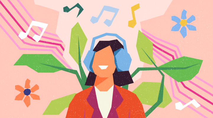 Plug into playlists of nature sounds