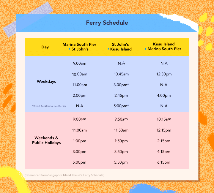 Ferry Schedule 