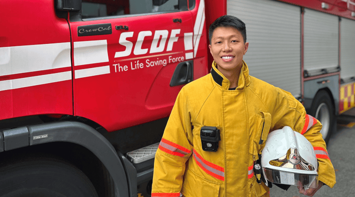 LTA Tan Yi Zhong of the Singapore Civil Defence Force (SCDF) shares how he transitioned from an office job to being on the frontline.
