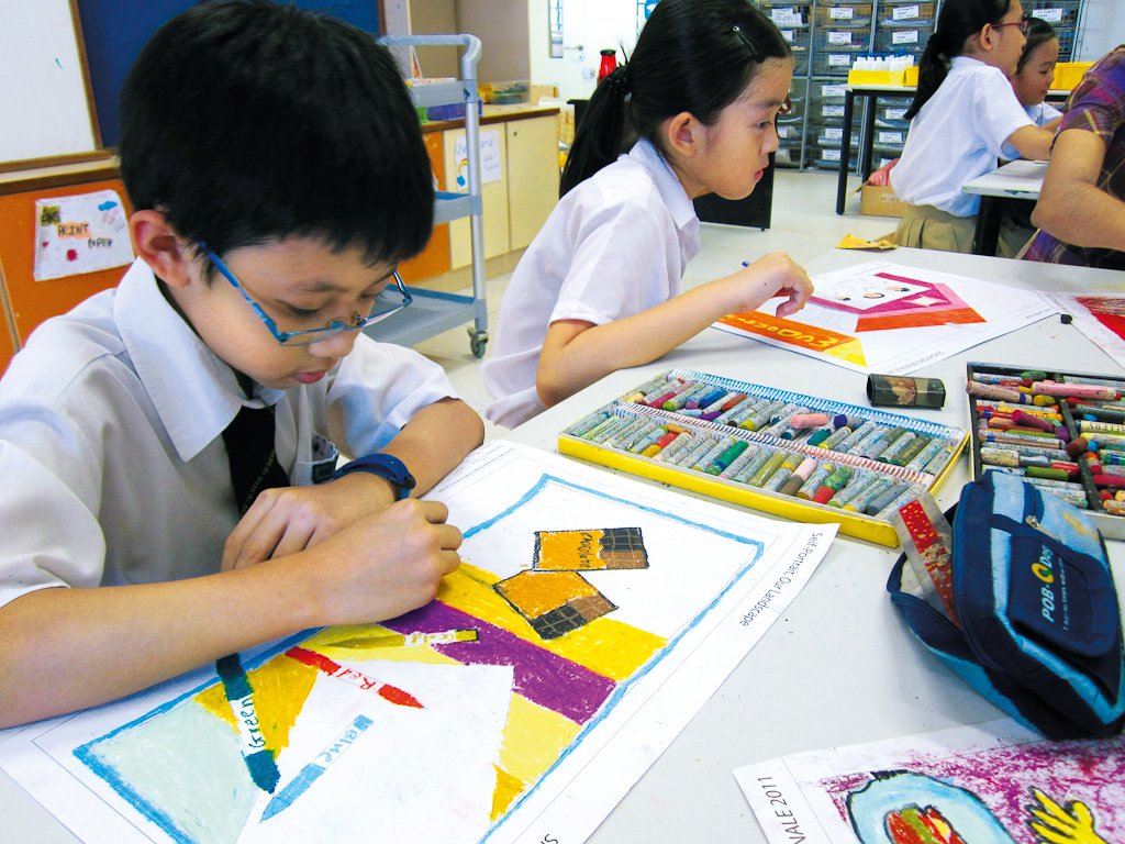 Yu Neng primary students drawing